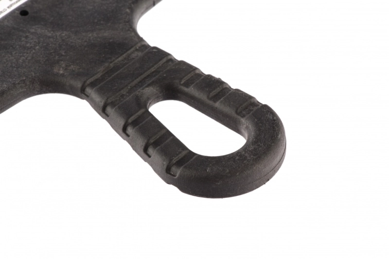 Шпатель из нержавеющей стали, 150 мм, зуб 4 х 4 мм, пластмассовая ручка Sparta (85154)