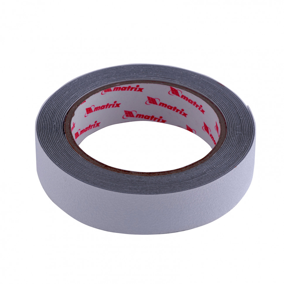 Лента противоскользящая влагостойкая, прозрачная 25 мм х 5 м Matrix (88727)
