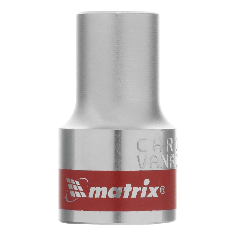 Головка торцевая, 10 мм, шестигранная, CrV, под квадрат 1/2, хромированная Matrix (13110)