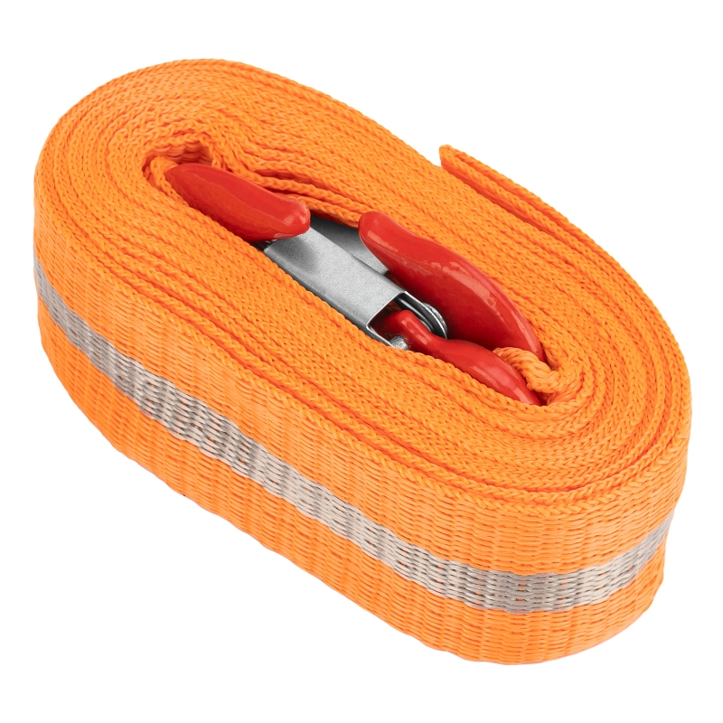 Трос буксировочный 2.5 т, 5 м, 2 крюка, сумка на молнии Stels (54377)