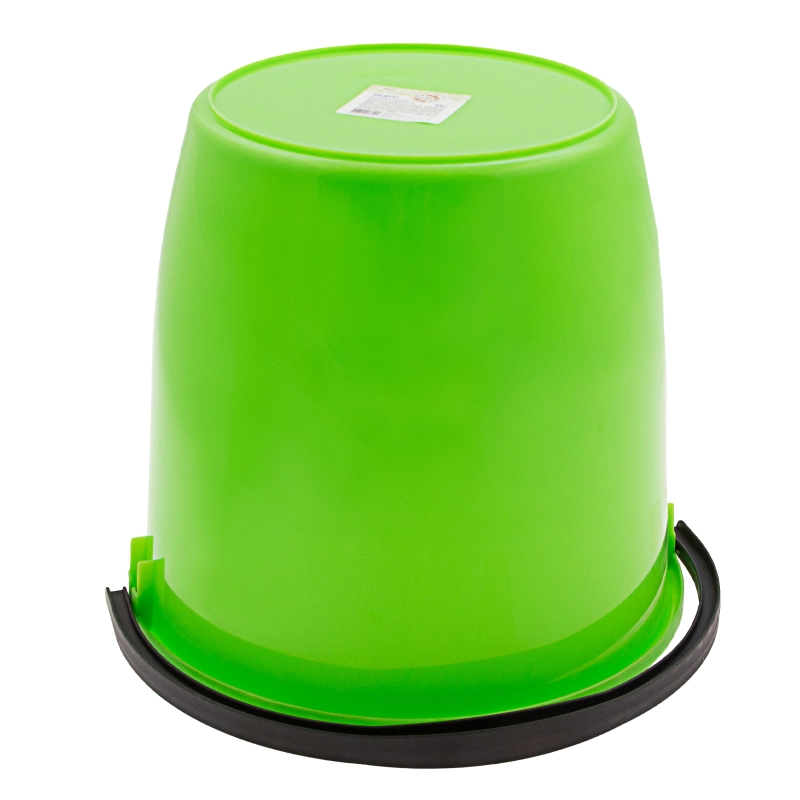 Ведро пластмассовое круглое 13 л, с крышкой, Light Elfe (92940)