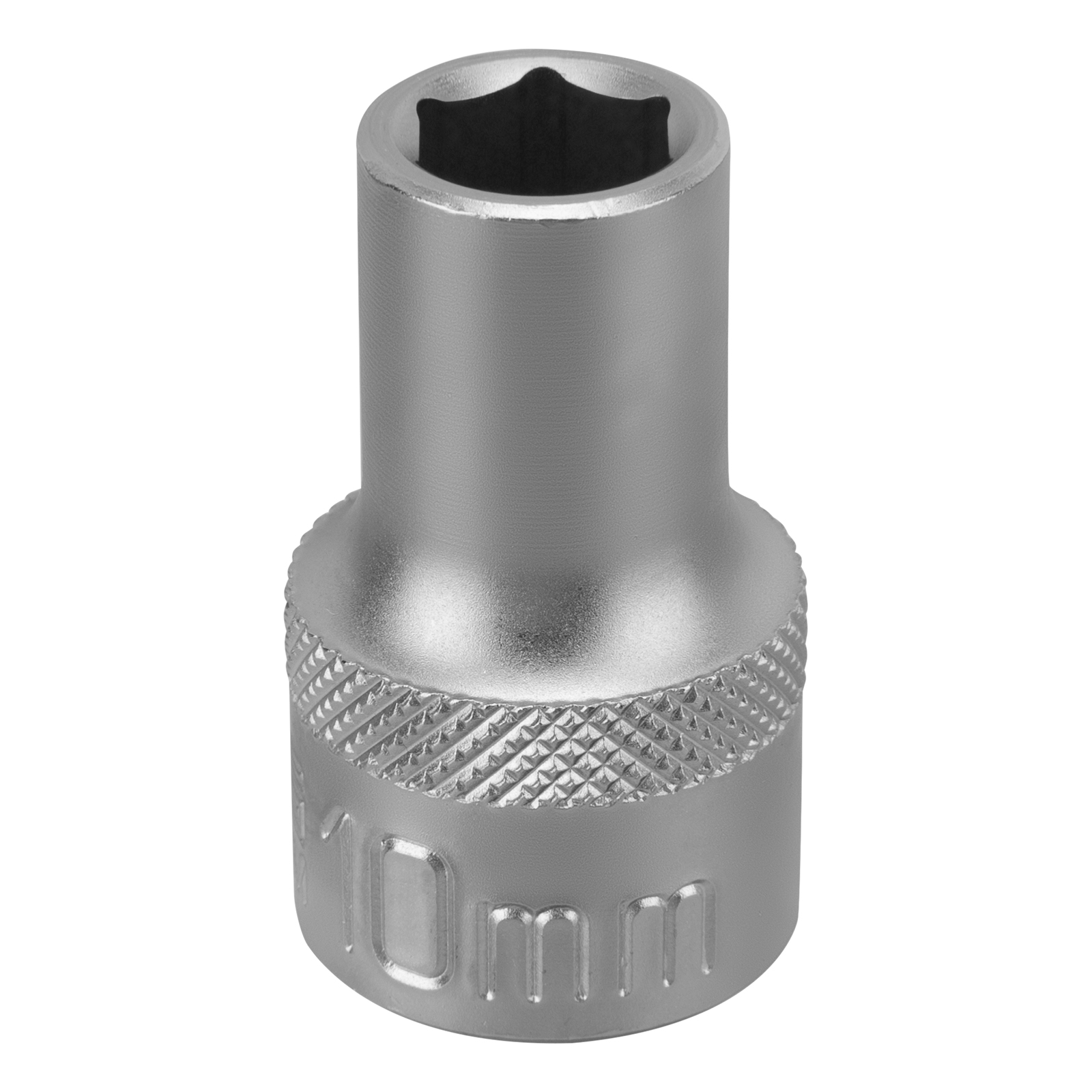 Головка торцевая, 10 мм, шестигранная, CrV, под квадрат 1/2 Stels (13821)