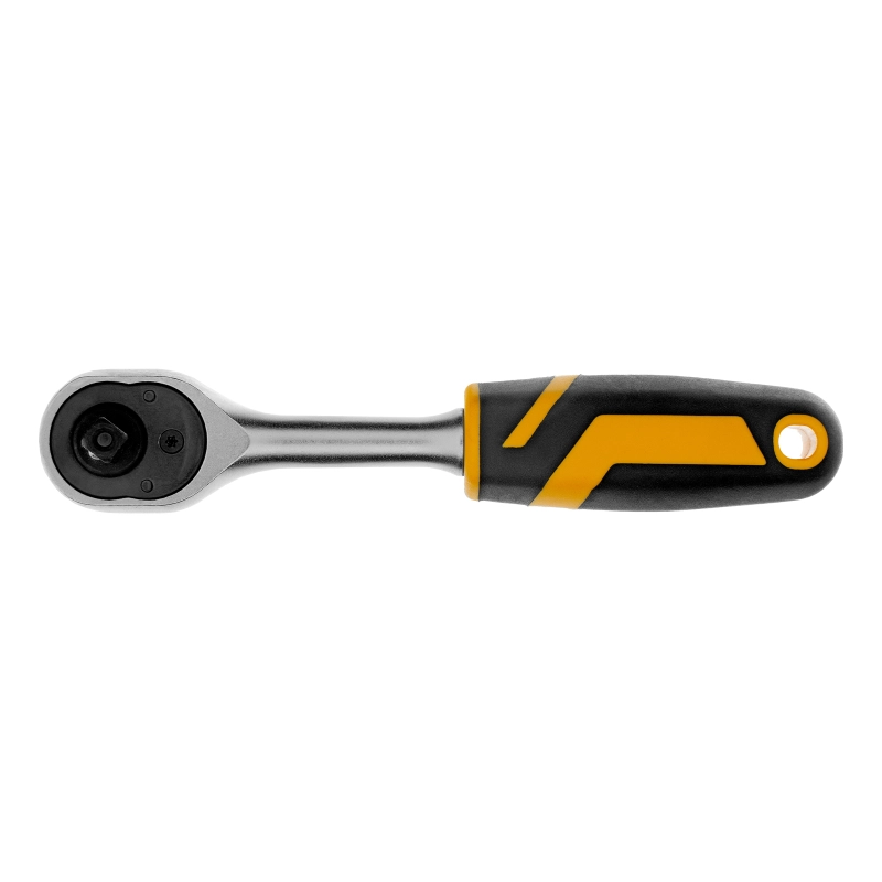 Ключ-трещотка 1/4", 90 зубьев, с быстрым сбросом, CrV Denzel (14031)