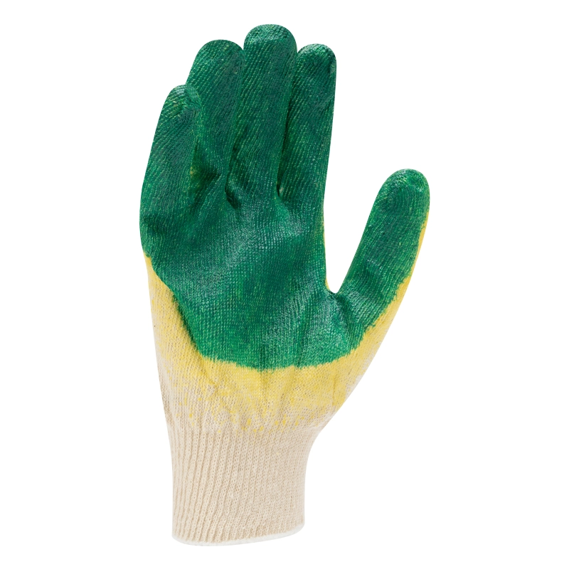 Перчатки хб с двойным латексным обливом (67851)