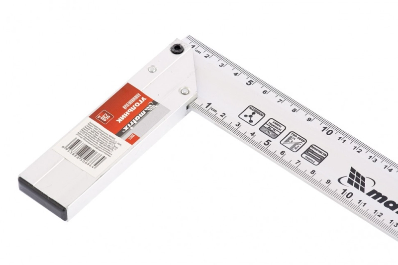 Угольник, 250 мм, алюминиевый, литой Matrix (32471)