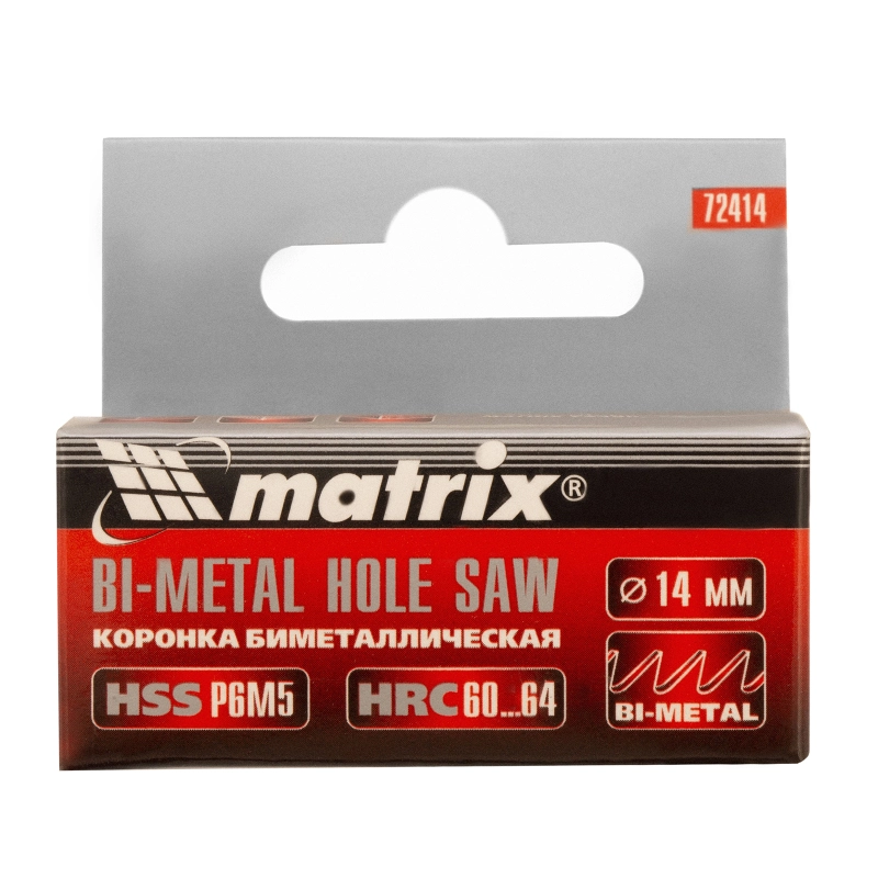Коронка Bimetal, 14 мм Matrix (72414)