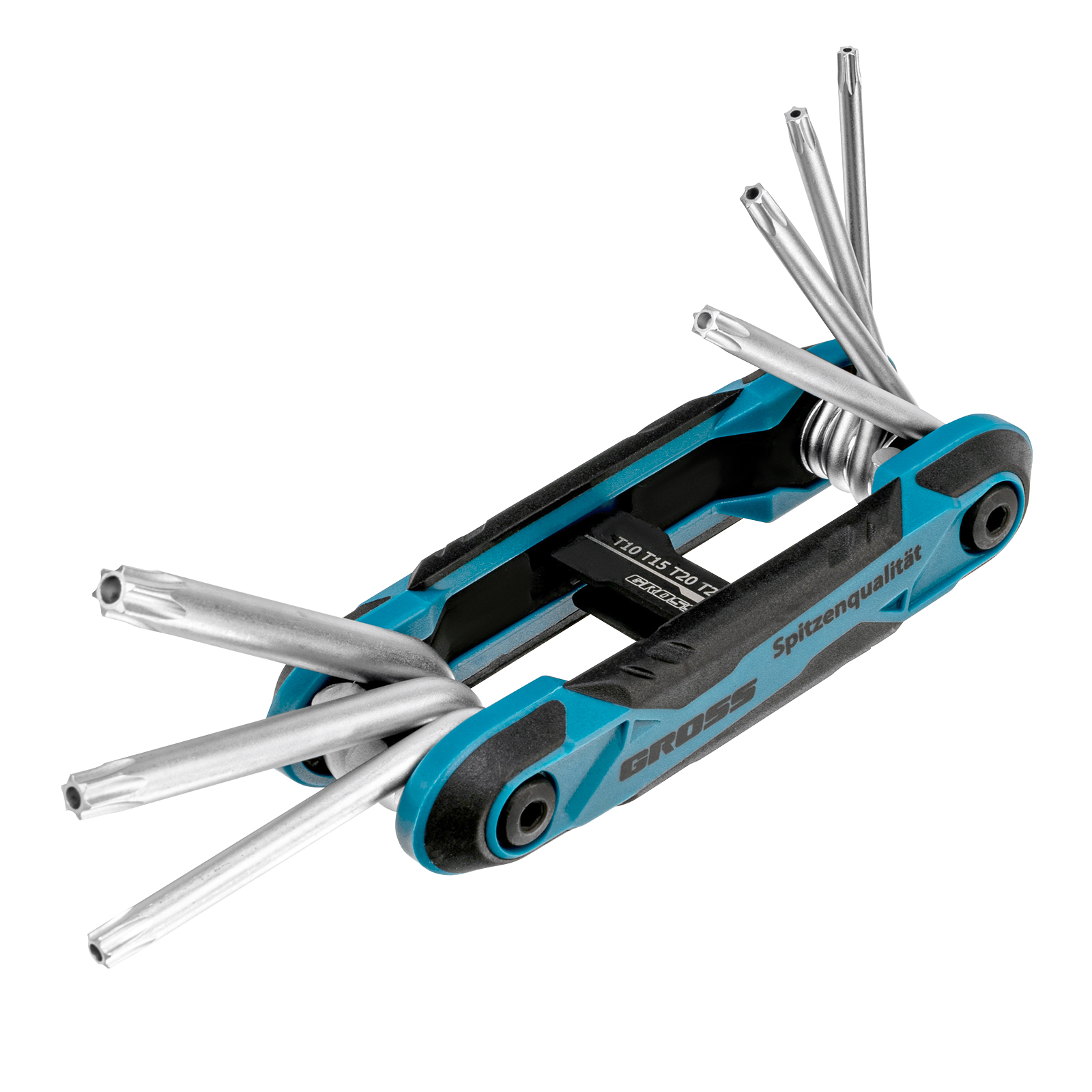 Набор ключей имбусовых Tamper-Torx , складные, 8 шт, CrV Gross (16413)