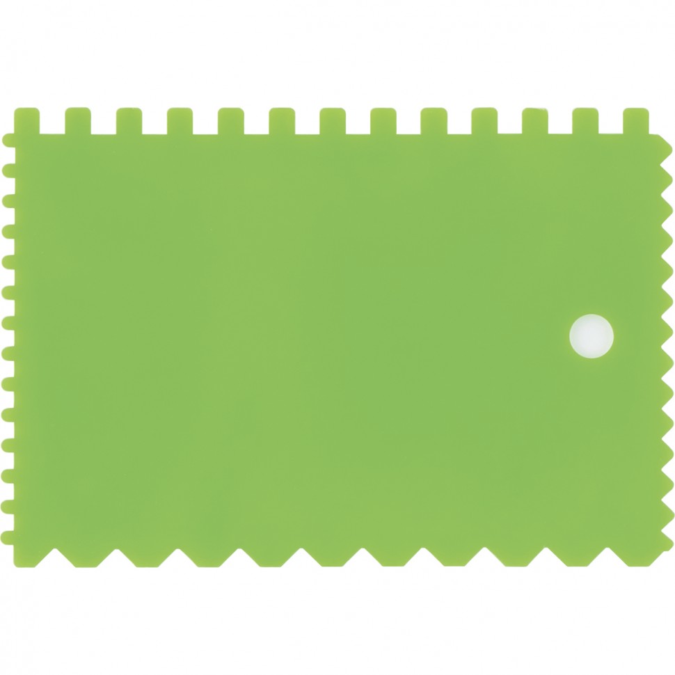 Шпатель для клея, пластмассовый, 90 х 130 мм, зубчатый Сибртех (86017)