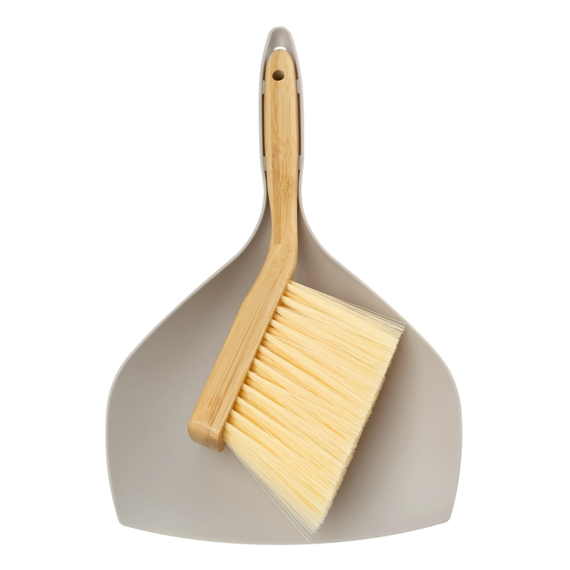 Набор: совок 290x190 мм и бамбуковая щетка-сметка 220 мм, Home Palisad (93572)