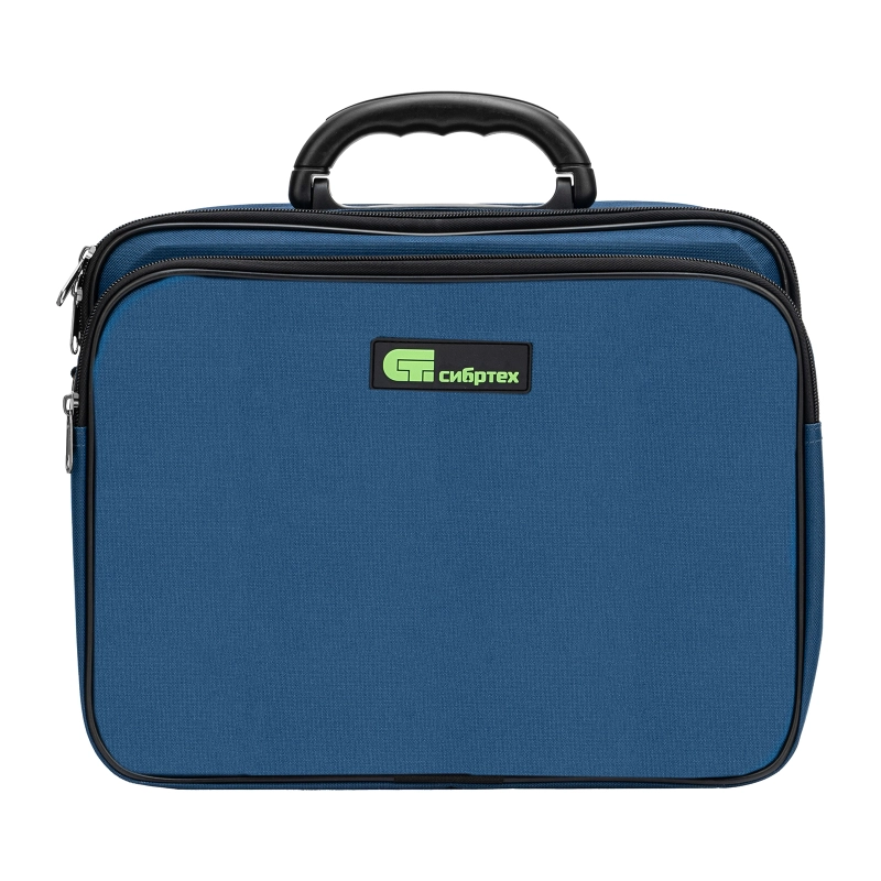 Кейс монтера, 365х300х110 мм, 10 карманов, наплечный ремень Сибртех (90236)