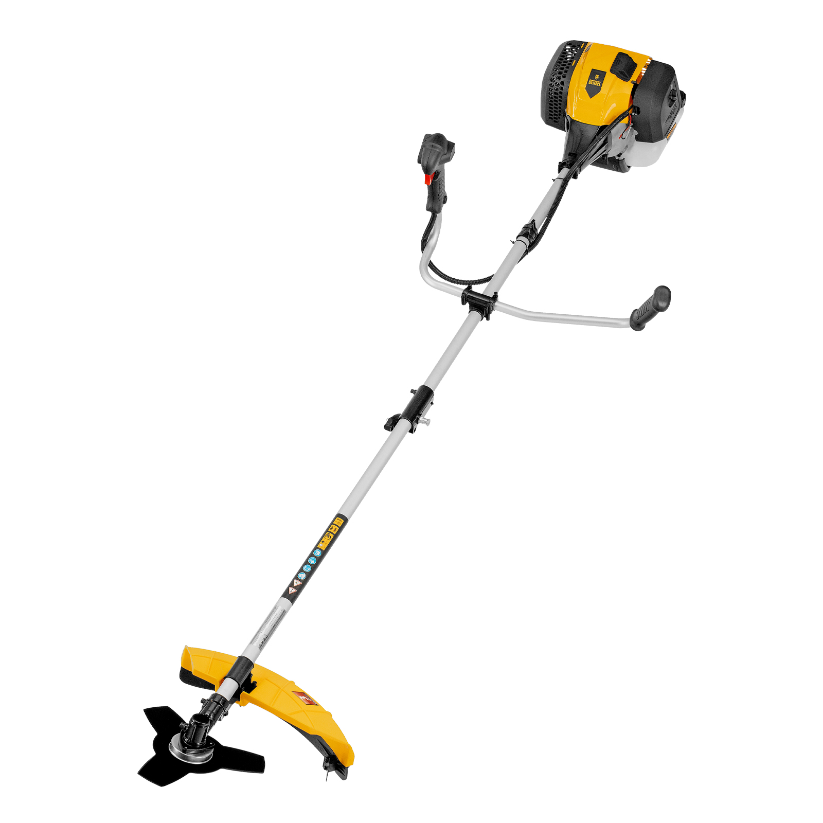 Триммер бензиновый DGT 520S, 52 см3, 3 л. с, разъемная штанга, состоит из 2 частей Denzel (96239)