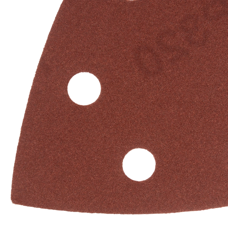 Треугольник абразивный на ворc. подложке под "липучку", перф., P 320, 150х150х100 мм, 5 шт. Denzel (738677)