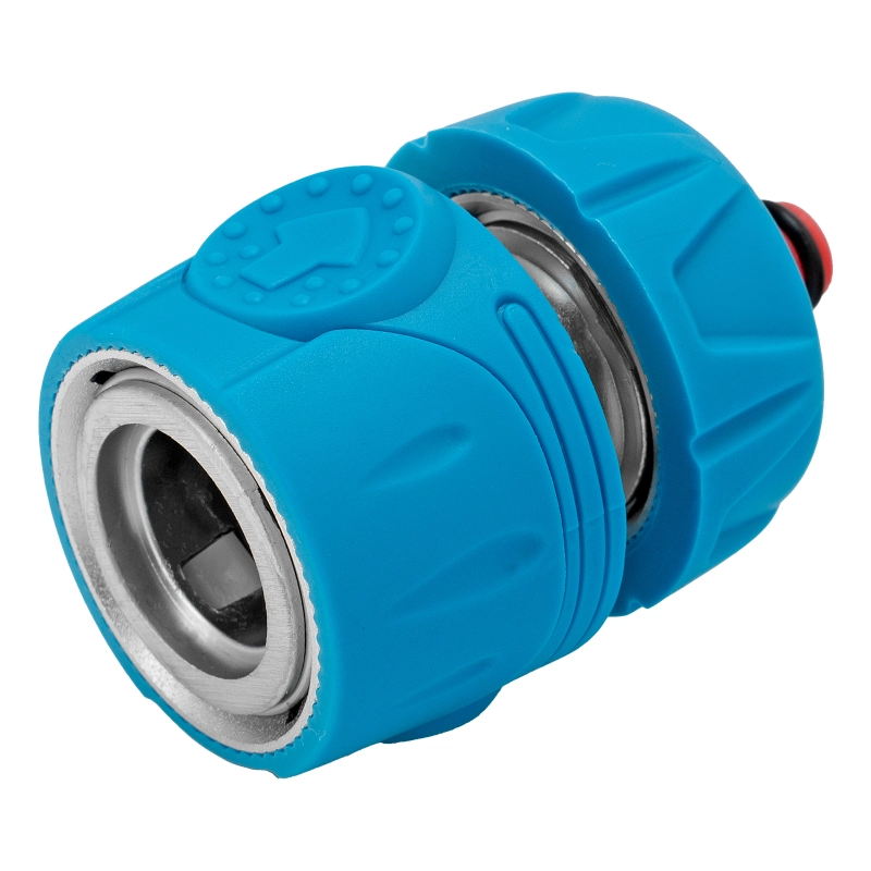 Соединитель быстросъемный 1/2", аквастоп, алюминий, TPR, LUXE Palisad (65835)