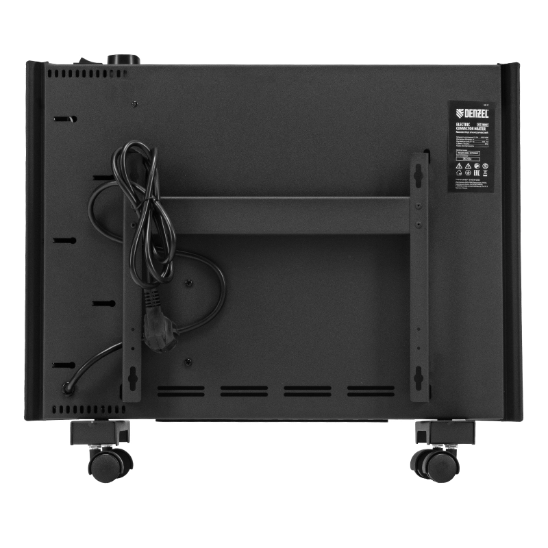 Конвектор электрический XCE-1000 B, 230 В, 1000 Вт, X-образный нагреватель Denzel (98127)