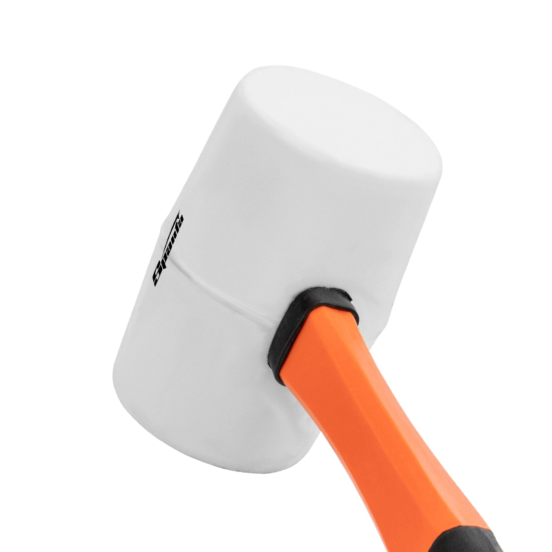 Киянка резиновая, 680 г, белая резина, фибергласовая рукоятка Sparta (11130)