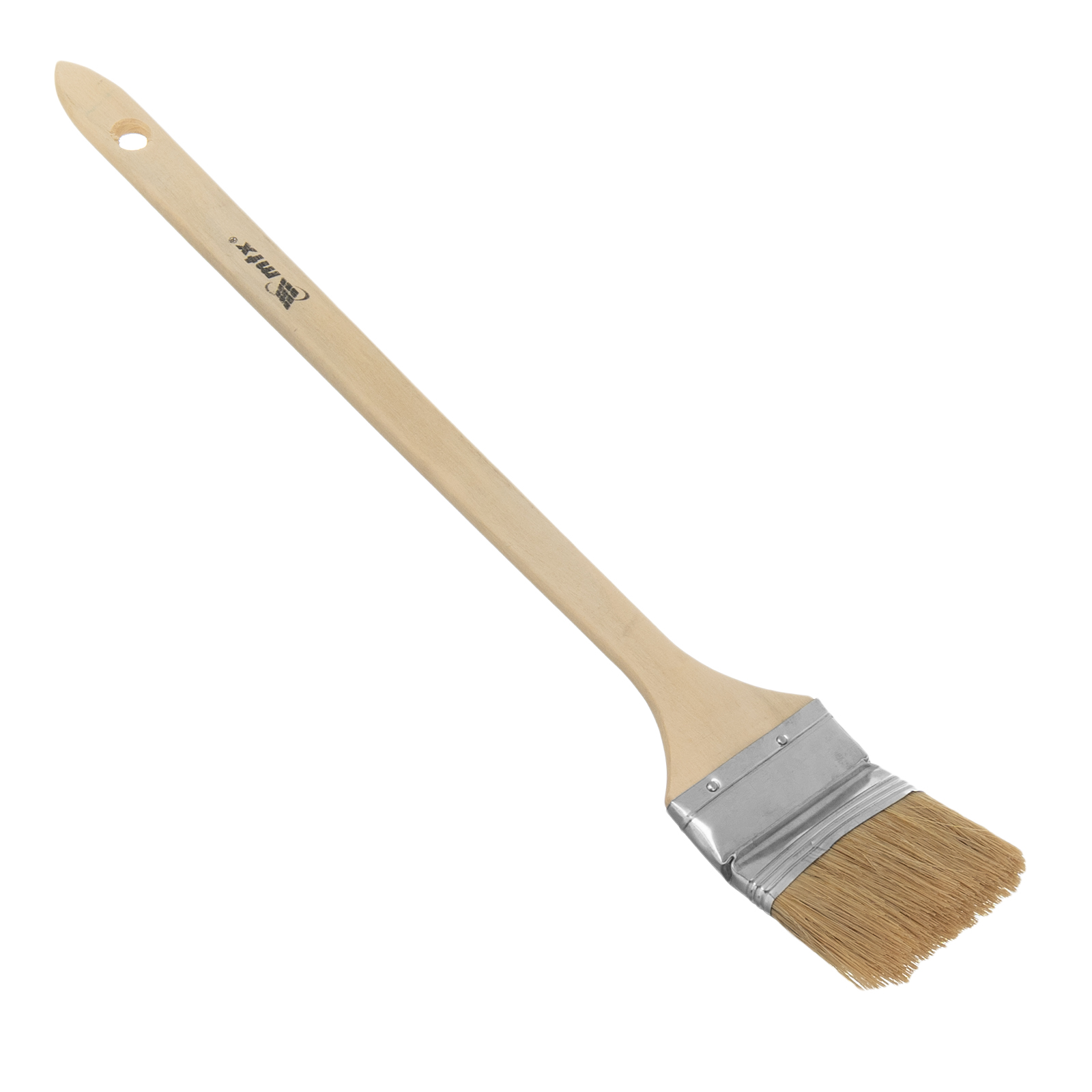 Кисть радиаторная 2.5", натуральная щетина, деревянная ручка MTX (83849)