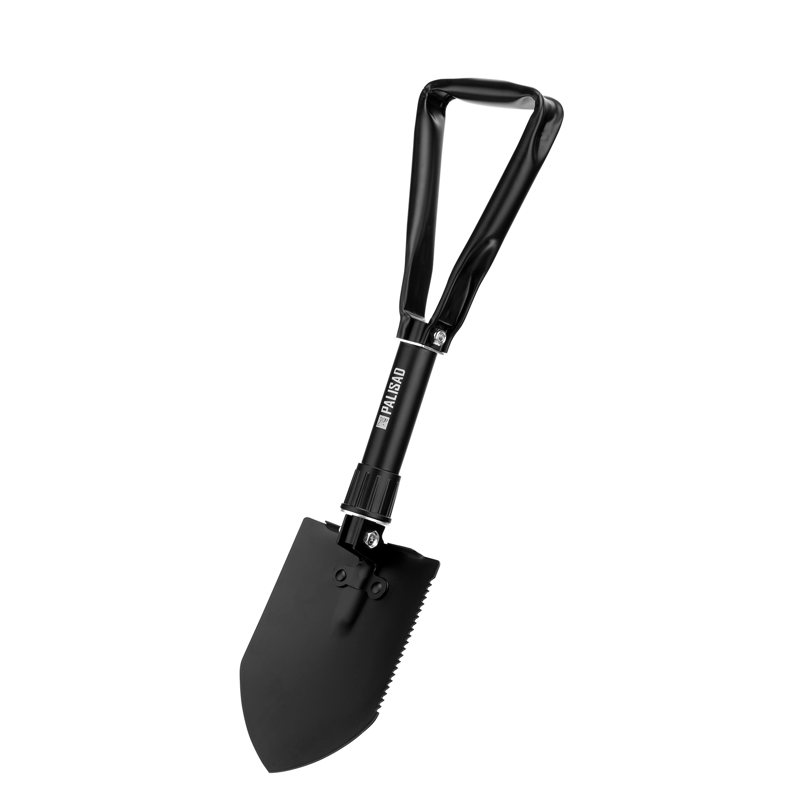 Лопата походная, 150х200х253-620 мм, цельнометаллическая, складная в чехле Palisad (614287)