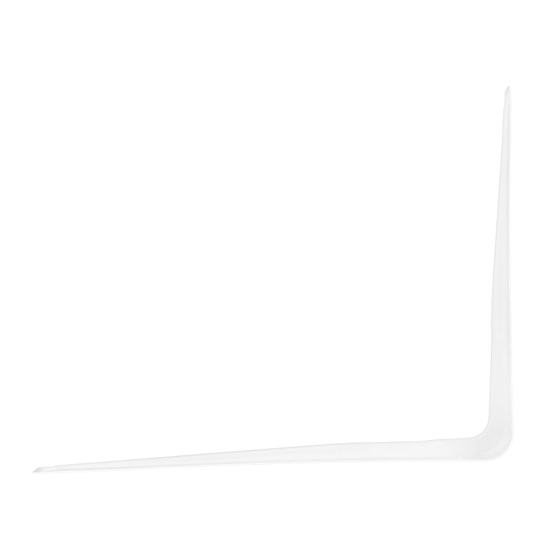 Кронштейн угловой с ребром, 200х250 мм, белый Сибртех (93953)