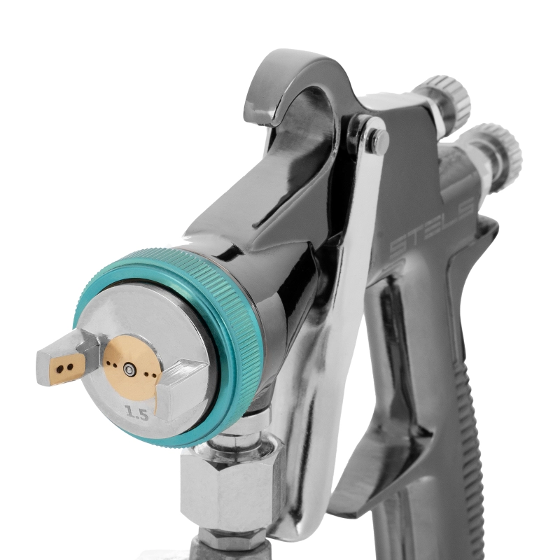 Краскораспылитель AS 951 LVLP, профессиональный, всасывающего типа, сопло 1.5 мм Stels (57368)