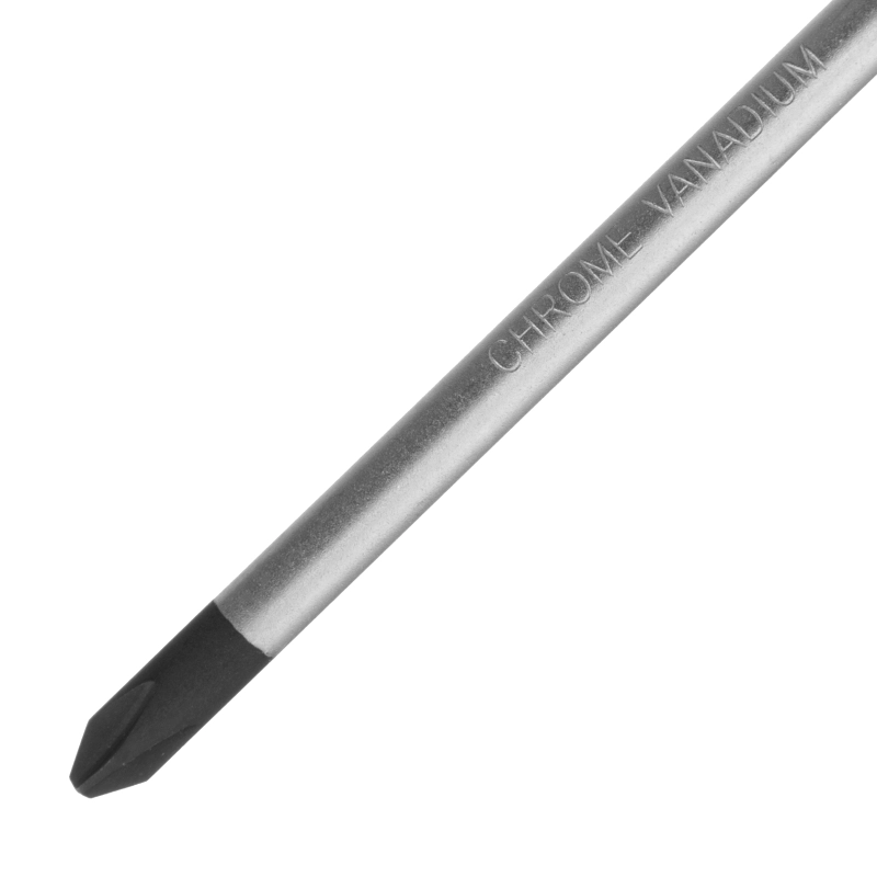 Отвертка PH2х100 мм, CrV, трехкомпонентная рукоятка Denzel (12178)