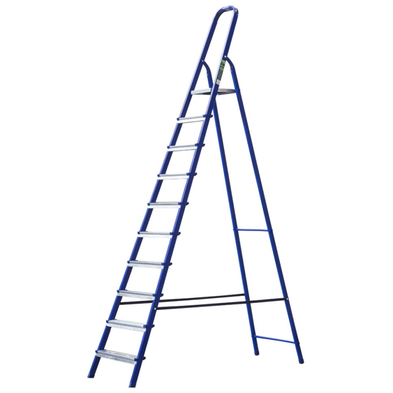 Стремянка, 10 ступеней, стальная, Сибртех (97850)