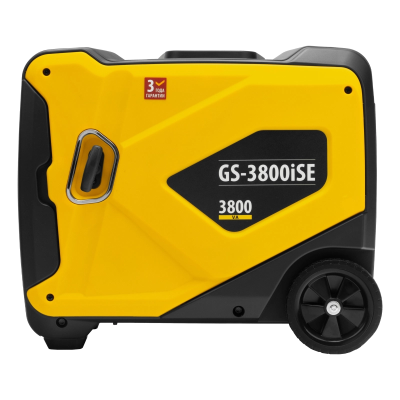 Генератор инверторный GS-3800iSE, 3,8 кВт, 230 В, закрытый корпус,электростартер Denzel (94711)
