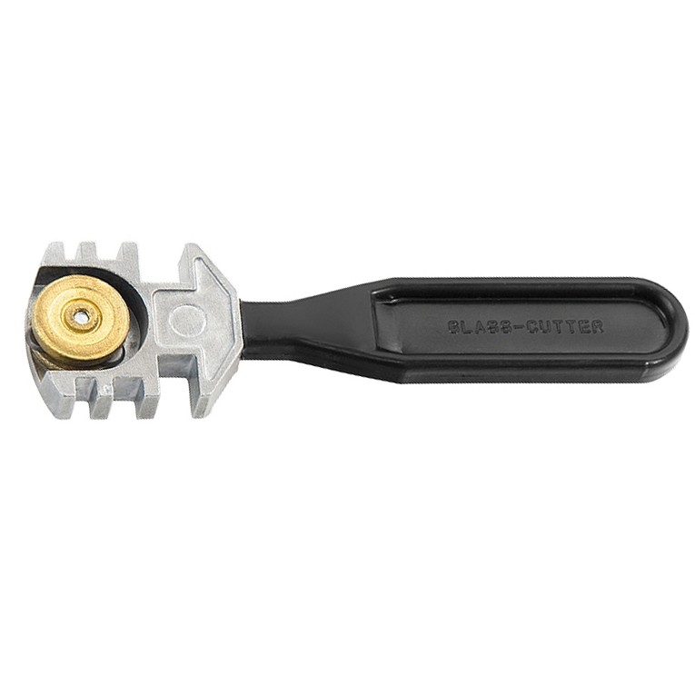 Стеклорез, трехроликовый, пластиковая рукоятка, Профи (87218)