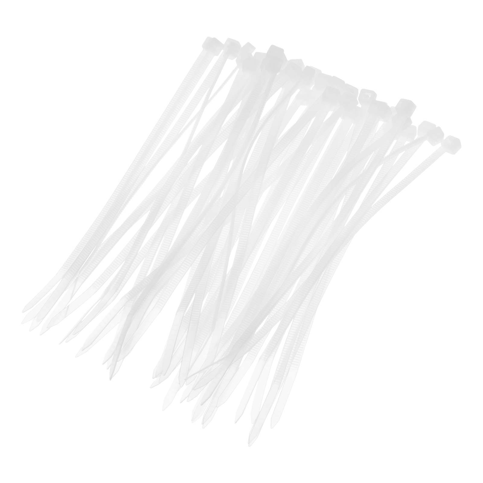 Хомуты, 150 х 3.6 мм, пластиковые, белые, 100 шт Сибртех (45548)