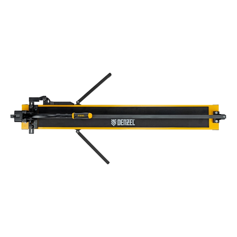 Плиткорез рельсовый 1200х16мм, каретка на подш., стальная станина, усил. рукоятка-пенал Denzel (877020)