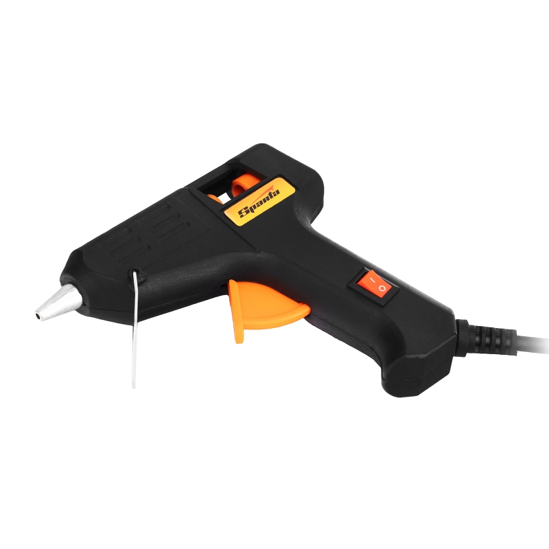 Набор клеевых пистолетов в кейсе, 7/11 мм, 20/100 Вт, 3/8 г/мин, выключатель Sparta (93038)