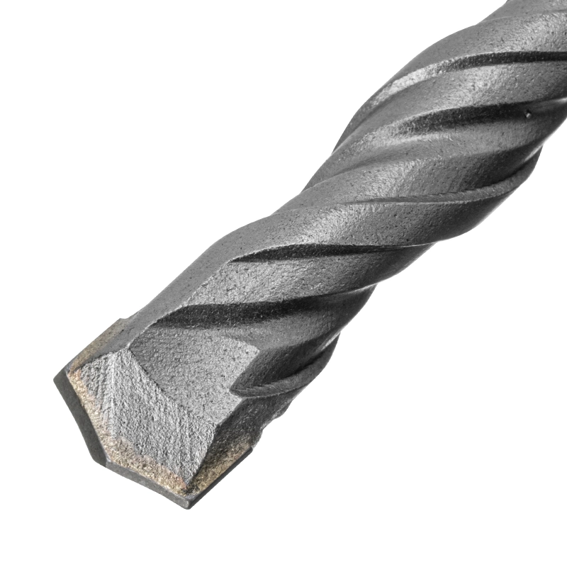 Бур по бетону, двойная спираль, три пылеотводящие кромки, 10 x 210 мм DENZEL (705017)