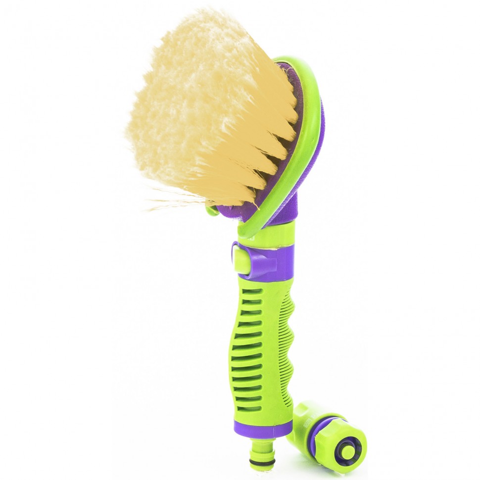 Моечный набор (щетка со штуцерной посадкой и быстросъемный соединитель) Palisad (65192)