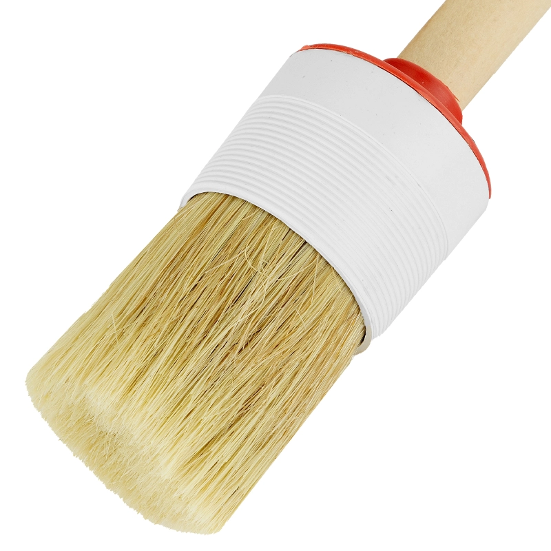 Кисть круглая №12 (45 мм) натуральная щетина, деревянная ручка MTX (82082)