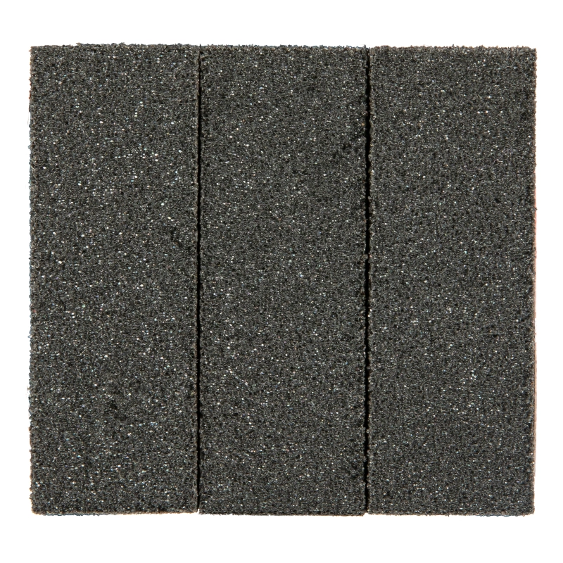 Губка для шлифования, 100 х 70 х 25 мм, мягкая, 3 шт, P 60/80, P 60/100, P 80/120 Matrix (75705)