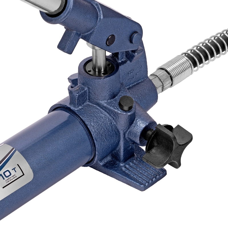 Растяжка гидравлическая, 10 т, набор из 17 предметов, 7 сменных насадок, в пластиковом кейсе Stels (51355)