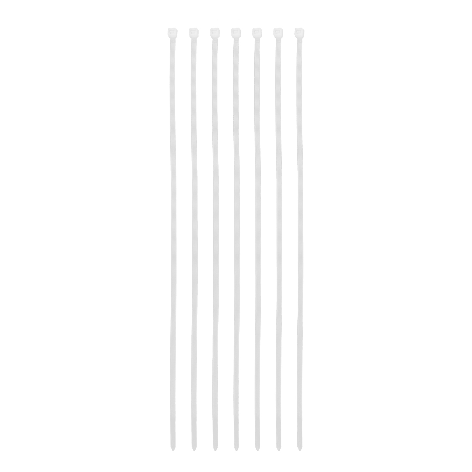 Хомуты, 400 x 4.8 мм, пластиковые, белые, 50 шт Сибртех (45538)