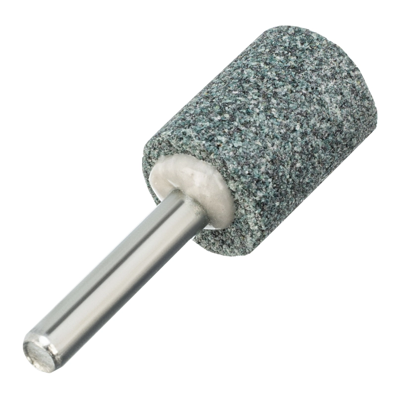Шарошка абразивная, цилиндр, 19 x 25 мм, для дрели, хвостовик d6 мм, 63С Denzel (76025)