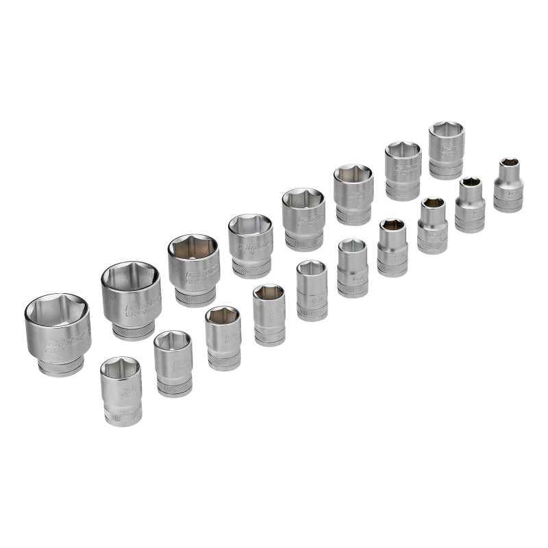 Набор инструментов, 1/2", CrV, 120 зубьев, 24 предмета Gross (14147)