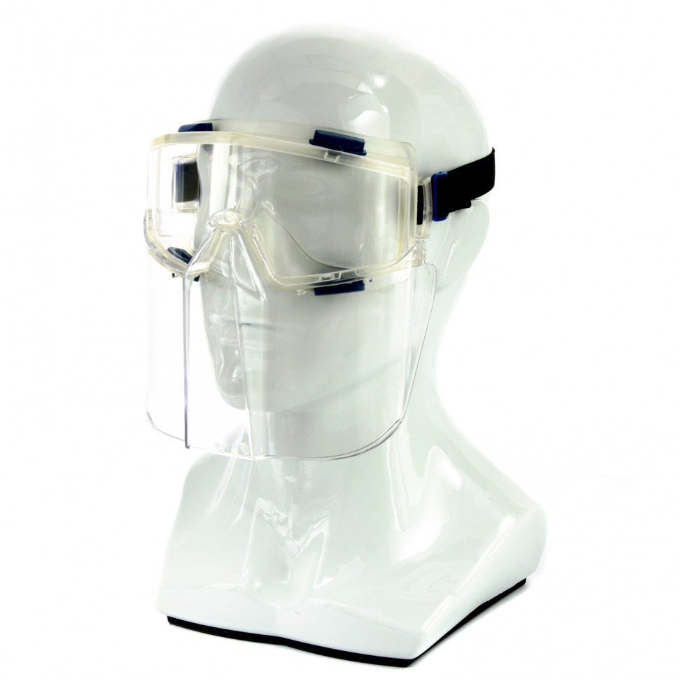 Очки защитные "Панорама" в комплекте со щитком Сибртех (89167)