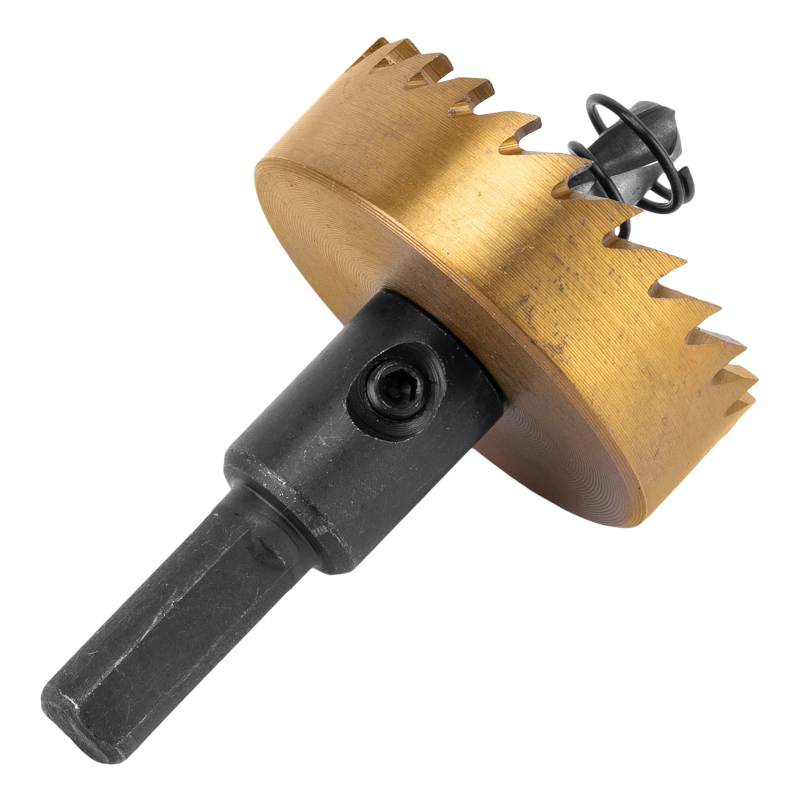 Коронка по металлу HSS, 42 мм, нитридтитановое покрытие Denzel (724114)