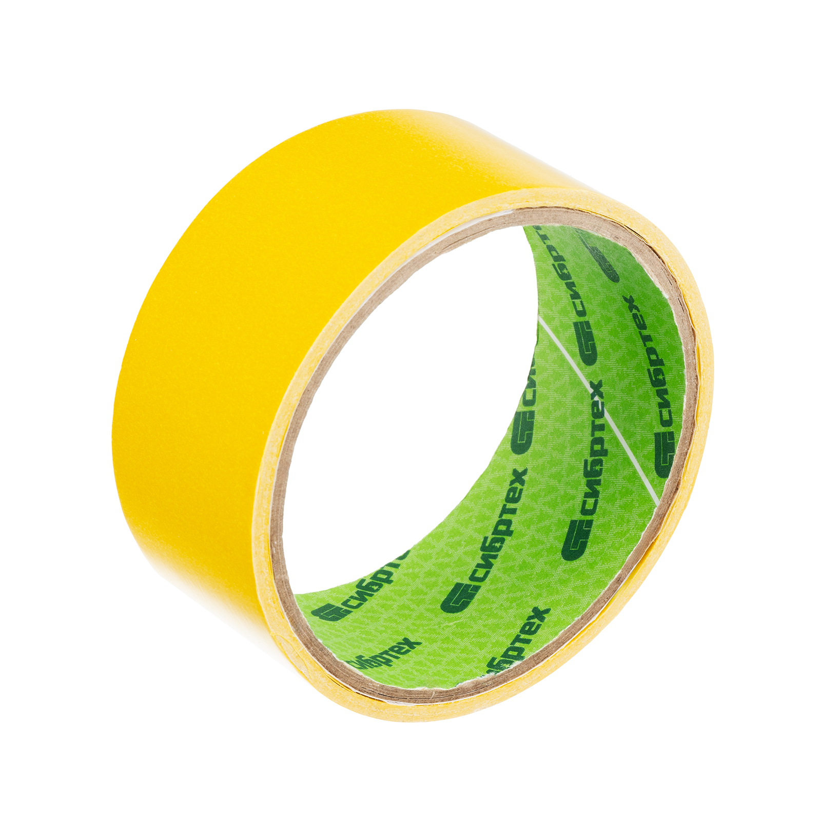 Лента клейкая двусторонняя, 38 мм х 5 м, на полипропиленовой основе Сибртех (88712)