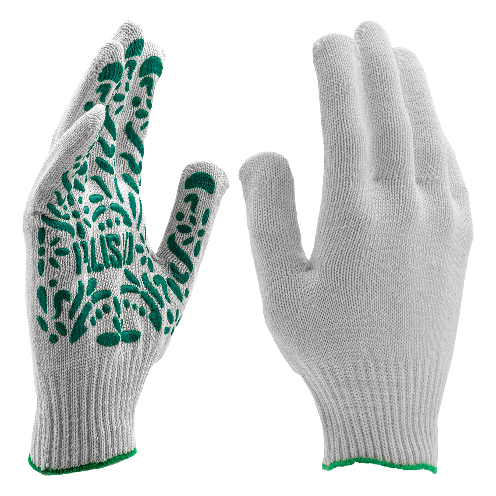 Перчатки садовые х/б, ПВХ покрытие, "Летний сад", 10 класс Palisad (67771)