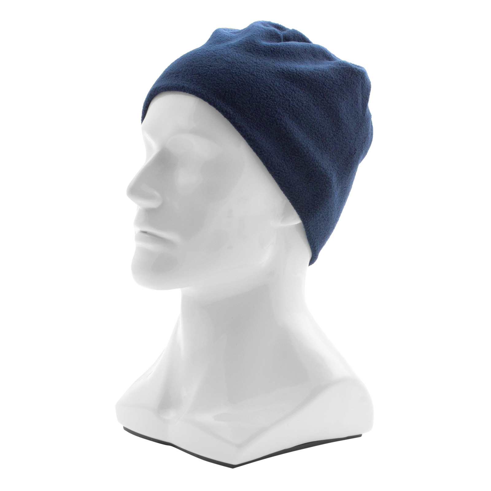 Шапка из флиса для взрослых, размер 56-57, синяя Сибртех (68803)