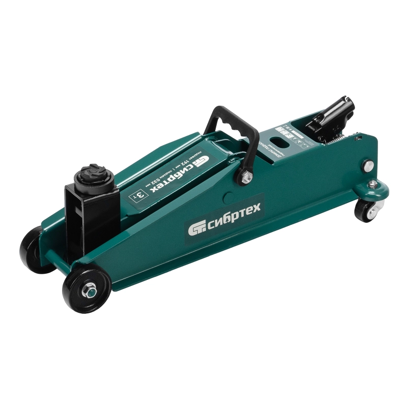 Домкрат гидравлический подкатной, 3 т, 192-532 мм, SUV Сибртех (50841)