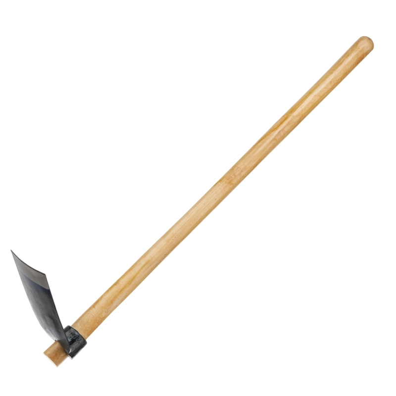 Кетмень, 148 х 243 х 900 мм, цельнокованый, деревянный лакированный черенок, Сибртех (62367)