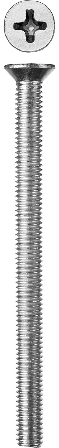 ЗУБР DIN 965, кл. пр. 4.8, M6 х 85 мм, цинк, 5 кг, винт с потайной головкой (303110-06-085)