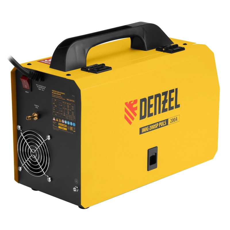 Аппарат инвертор. полуавтомат. cварки IMIG-200SP Pulse, 200 А, ПВ 60%, катушка 5 кг// Denzel (94362)