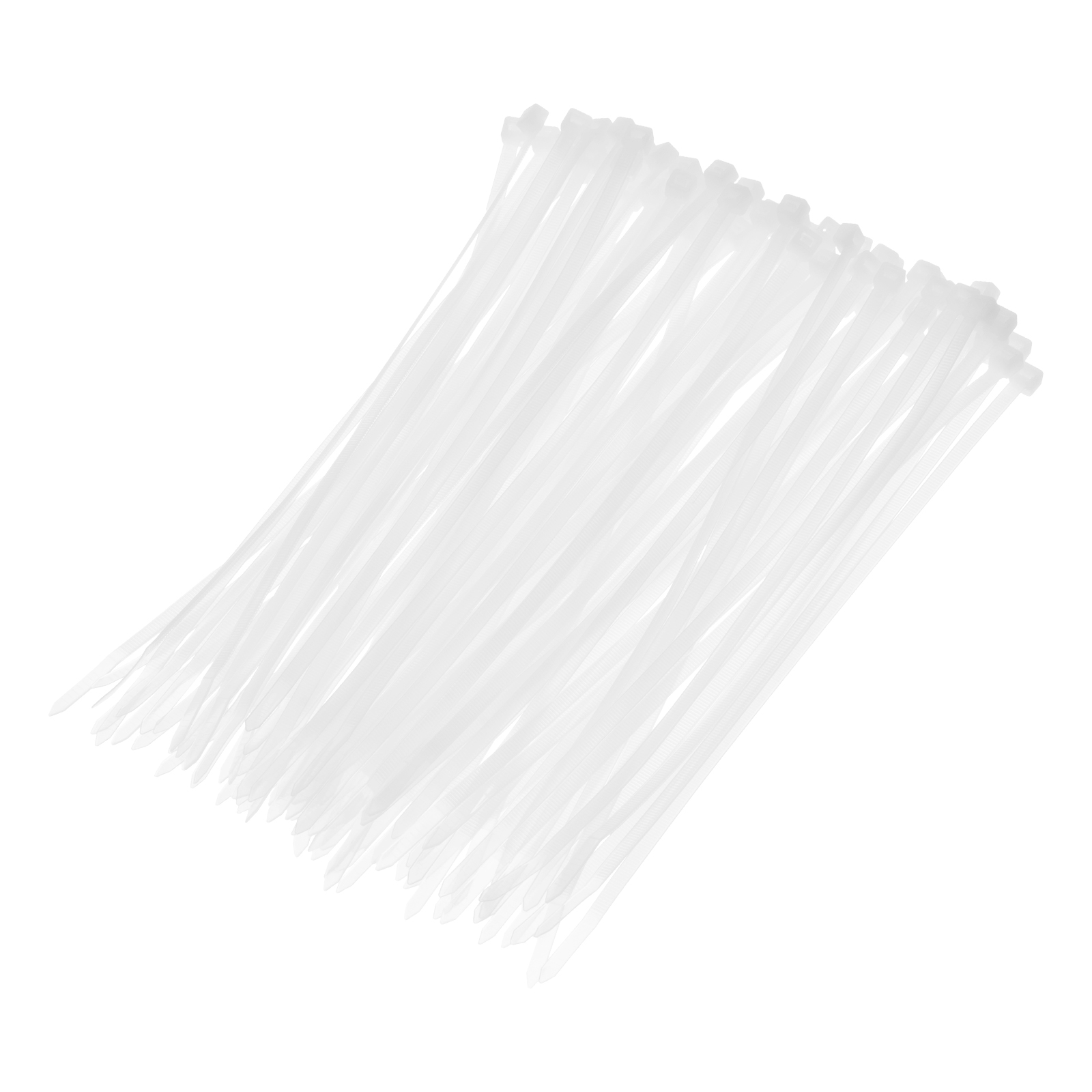 Хомуты, 250 x 4.8 мм, пластиковые, белые, 100 шт Сибртех (45535)