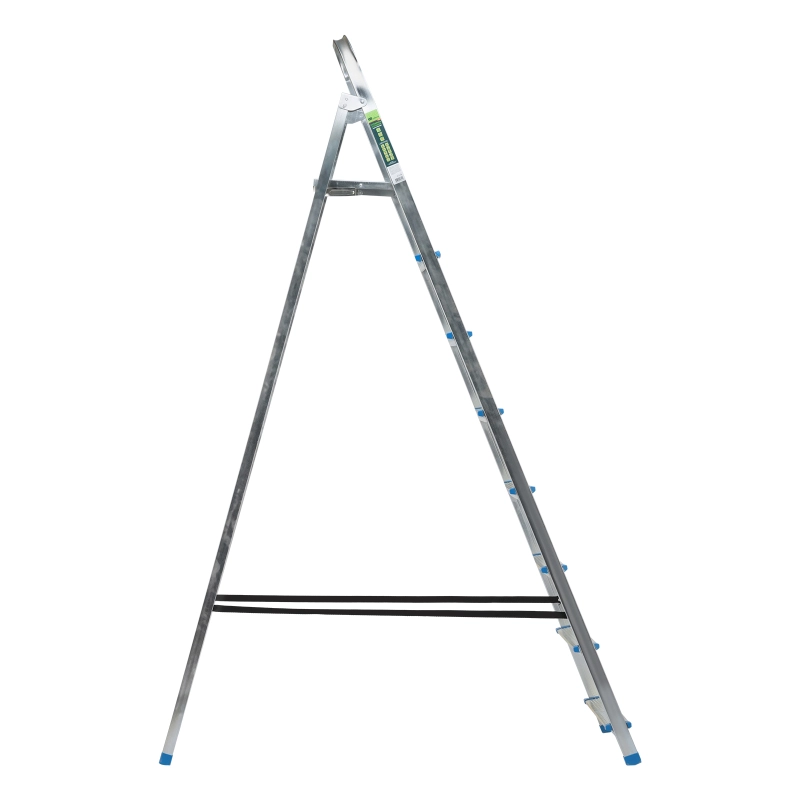 Стремянка, 8 ступеней, стальная, оцинкованная Сибртех (97840)