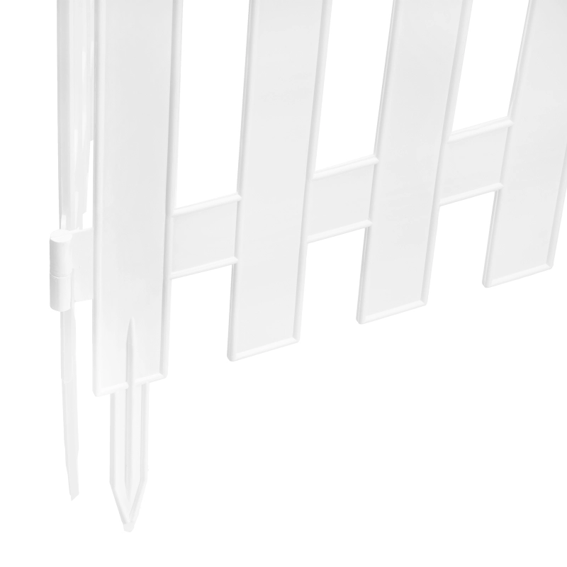 Забор декоративный 36х300 см, белый, Palisad (6500477)